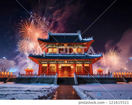中國傳統建築與煙火2 121615521