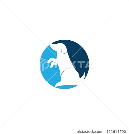 dog logo vector 121615700