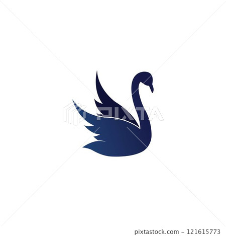Swan logo Template vector Swan logo Template vector 121615773
