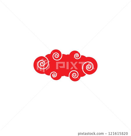 Chinese Cloud template vector Chinese Cloud template vector 121615820