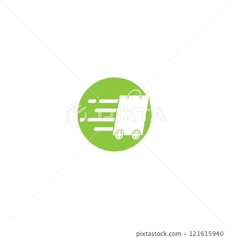 Online shop, online store logo vector 121615940