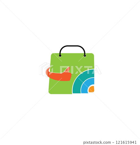 Shopping Bag Logo Template 121615941