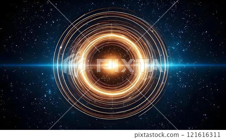 A mysterious neutron star with an intense magnetic field, surrounded. A mysterious neutron star with an intense magnetic field, surrounded. 121616311