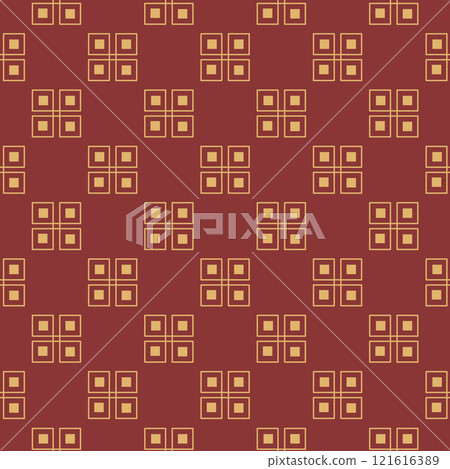 Symmetrical Floral Tile Seamless Pattern Symmetrical Floral Tile Seamless Pattern 121616389