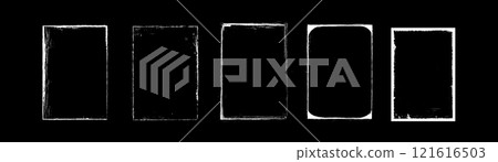 Vintage covers set isolated on black background Vintage covers set isolated on black background 121616503