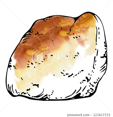 Traditional Japanese inari sushi tofu wrap pocket, fried cheese pancake omelette tamagoyaki, vegetarian vegan food. Hand drawn in watercolor, ink. Illustration for restaurant, cafe menu, recipe book Traditional Japanese inari sushi tofu wrap pocket, fried cheese pancake omelette tamagoyaki, vegetarian vegan food. Hand drawn in watercolor, ink. Illustration for restaurant, cafe menu, recipe book 121617153