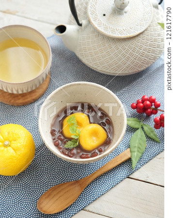 Food to eat on the winter solstice Winter Solstice Pumpkin and Shiratama 121617790