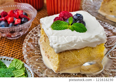 墨西哥甜點 Pastel de Tres Leches 121618230