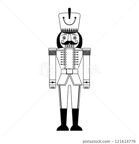 Christmas Nutcracker icon. Christmas Nutcracker icon. 121618776