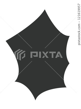 Jagged speech bubble black and white Speech bubble.bubble burst vector Jagged speech bubble black and white Speech bubble.bubble burst vector 121619957