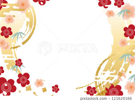 Japanese style plum blossom pattern 121620166
