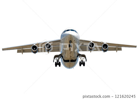 Jet plane on white background 121620245