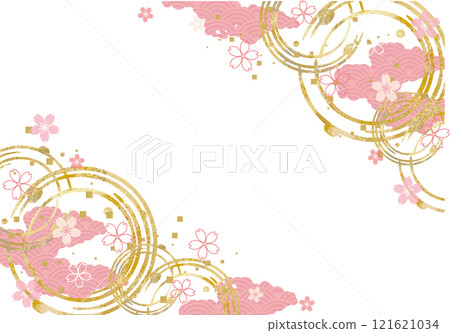 Japanese style flower pattern Japanese style flower pattern 121621034