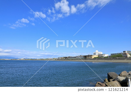 [Flat rate] Early autumn scenery of Kugenuma Beach (October 2023 / Fujisawa City, Kanagawa Prefecture) 121621214