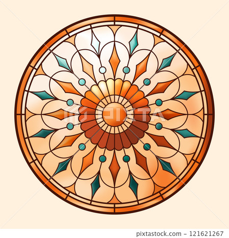 Geometric abstract ornament. 121621267