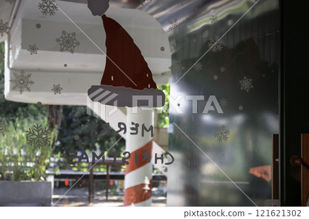 Living room home interior with decorated christmas concept Living room home interior with decorated christmas concept 121621302