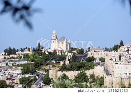 View of the Abbey of the Dormition from the Mount of Olives 121621983
