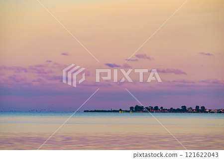 Seascape at evening. Baltic Sea, Poland 121622043