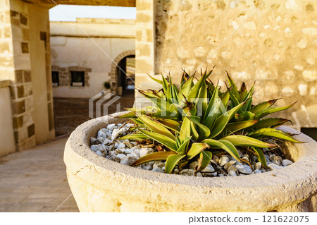 Guardias Viejas castle, internal courtyard. Almeria Spain 121622075