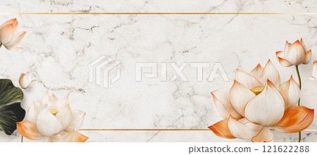 Elegant Spa Email Signature with Marble Background and Gold Accents for High-End Branding 121622288