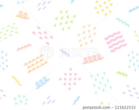 彩色紙剪紙風格幾何圖案背景柔和的顏色 121622515