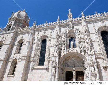 葡萄牙里斯本世界遺產熱羅尼莫斯修道院外牆裝飾 121622830