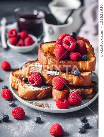 Gourmet Sweet Treats Pancakes, Waffles, and Tarts with Fresh Berries Gourmet Sweet Treats Pancakes, Waffles, and Tarts with Fresh Berries 121622930