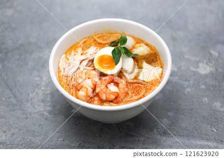 Laksa lemak，一種來自馬來西亞和新加坡的麵條。 121623920