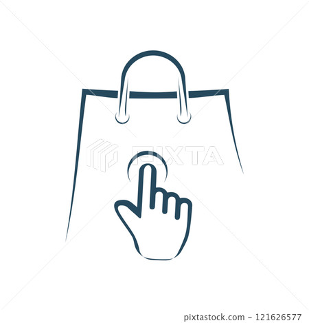 Online Shop Logo Template 121626577