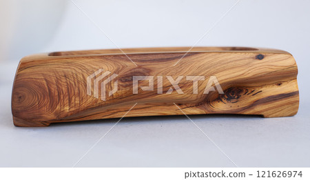 Wooden kitchen utensils stacked view Wooden kitchen utensils stacked view 121626974