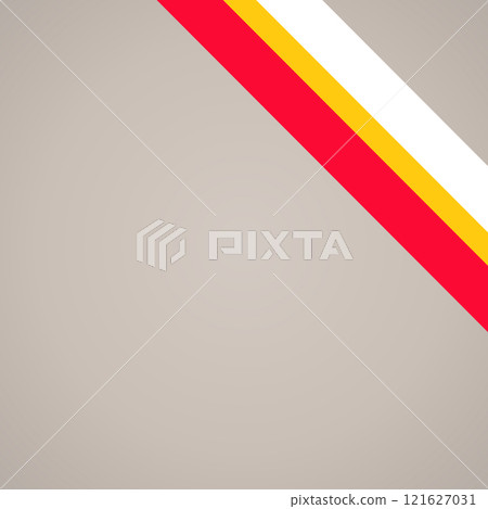 Corner ribbon flag of Lesser Poland Corner ribbon flag of Lesser Poland 121627031