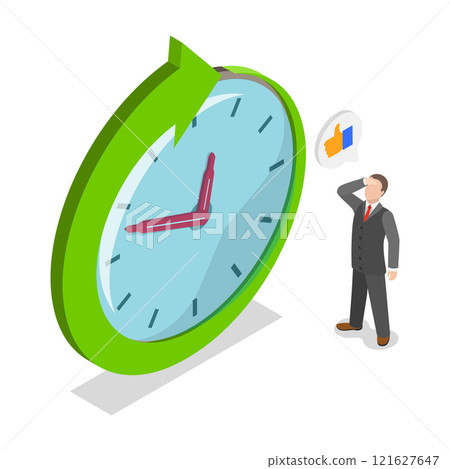3D Isometric Flat Vector Illustration of Quick And Easy, Speed Digital Technology. Item 2 3D Isometric Flat Vector Illustration of Quick And Easy, Speed Digital Technology. Item 2 121627647