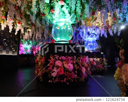 【2024秋季金魚展】金魚、燈光、秋葉的精緻組合 121629738