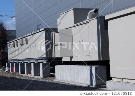 Emergency power generation system installed in a warehouse 121630518