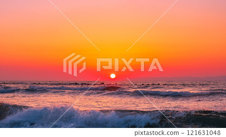 角田海灘的日落 121631048