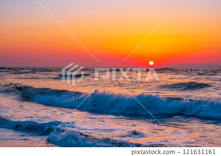 Sunset at Kakuta Beach 121631161