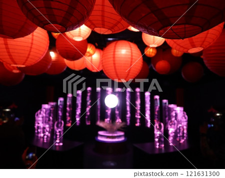 【2024秋季金魚展】金魚、燈光、秋葉的精緻組合 121631300