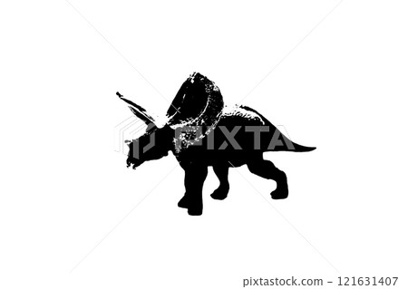 black dinosaur silhouette isolated on white background, model of dinosaurs toys black dinosaur silhouette isolated on white background, model of dinosaurs toys 121631407