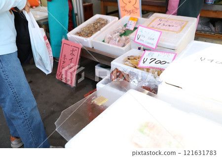 熱田港早市 扇貝等貝類 熱田港早市 扇貝等貝類 121631783