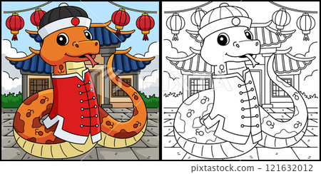 Year of the Snake Dressed Chinese Clothes Year of the Snake Dressed Chinese Clothes 121632012