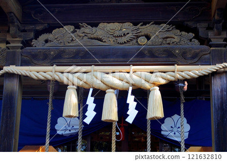 北九州市門司區戶上神社（主殿注連） 121632810