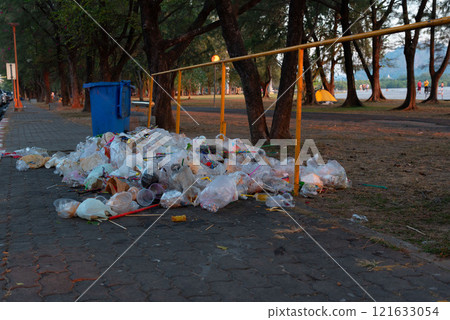 Litter After new year Celebration 121633054