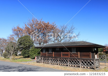 在埼玉縣白岡市的桐山沼澤的風景 在埼玉縣白岡市的桐山沼澤的風景 121633215