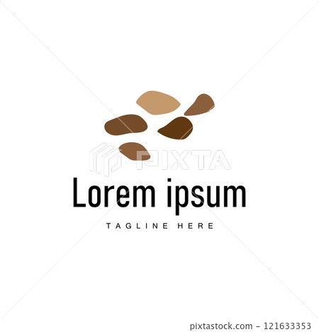 Stone Vector Logo, Stone Design Balance Milestone Vector Templet Symbol Illustration Stone Vector Logo, Stone Design Balance Milestone Vector Templet Symbol Illustration 121633353