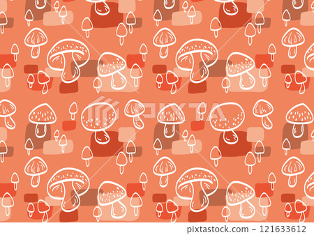 秋季蘑菇_可愛_北歐風格圖案 秋季蘑菇_可愛_北歐風格圖案 121633612