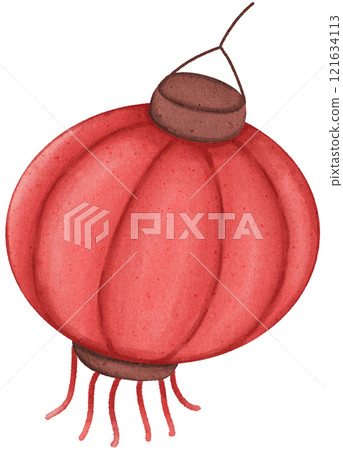 Red Traditional Lantern Red Traditional Lantern 121634113