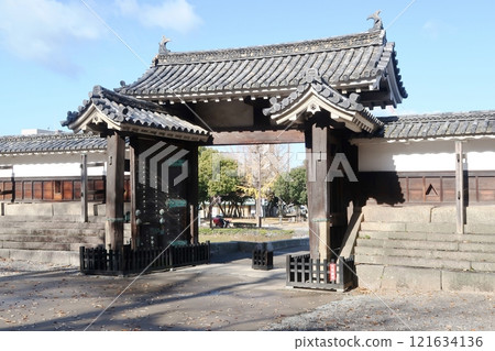 Marugame castle giant gate Marugame castle giant gate 121634136