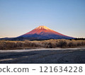 Dawn at the foot of Mt. Fuji 121634228