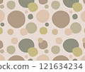 Simple Scandinavian-style pattern of circles_Beige 121634234