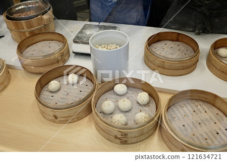 台灣小籠包製作流程 台灣小籠包製作流程 121634721